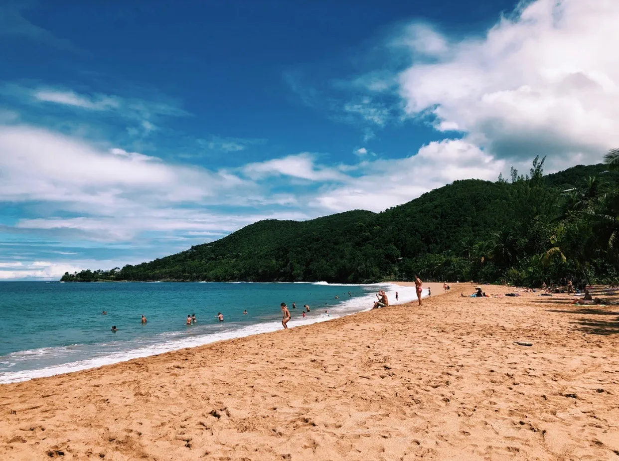 Beach in Guadeloupe