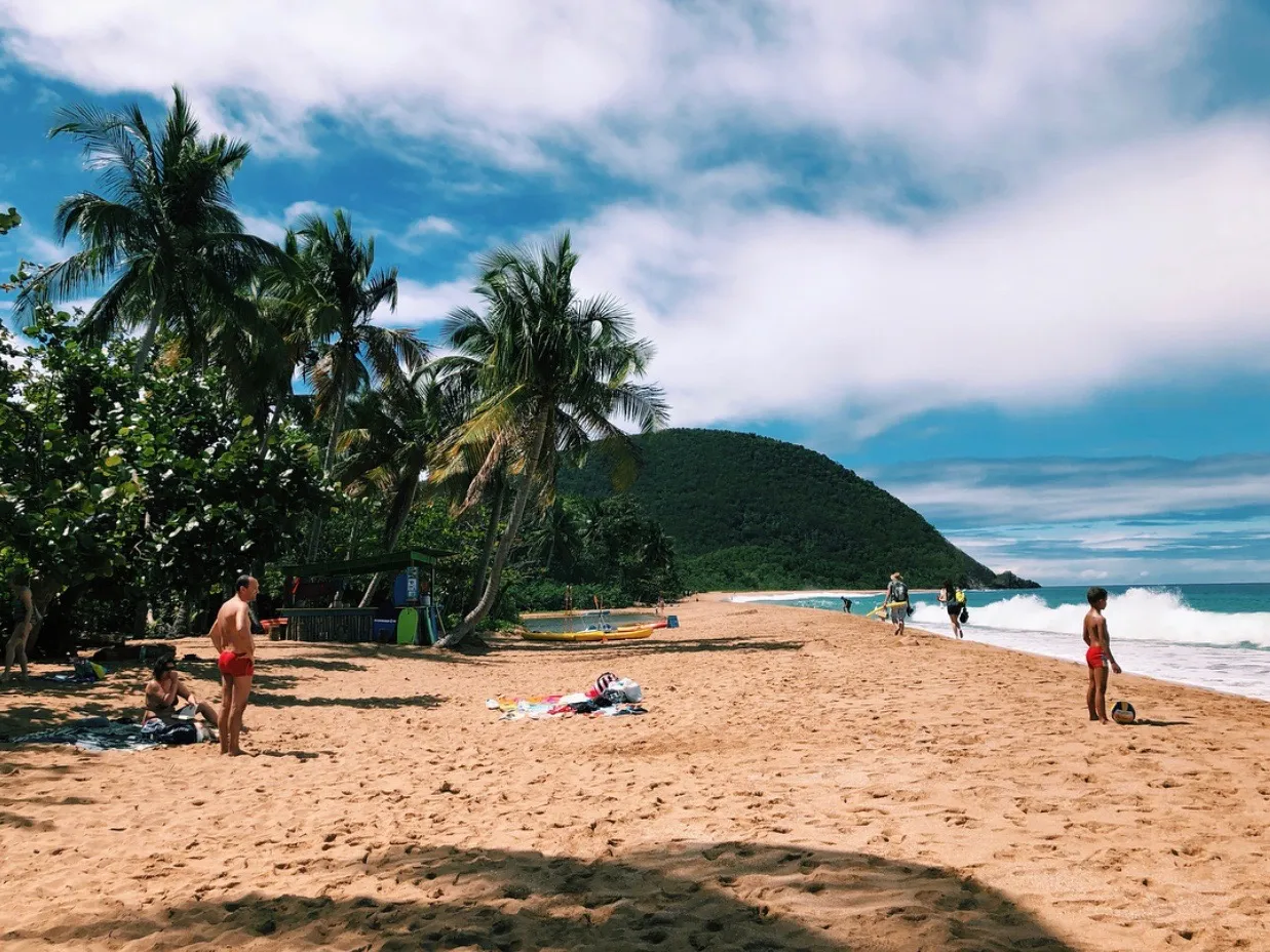 Beach in Guadeloupe