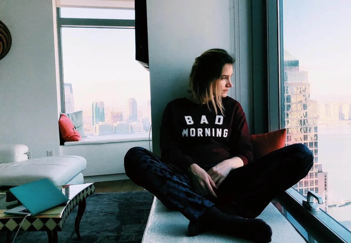 Looking at Freedom Tower in NYC