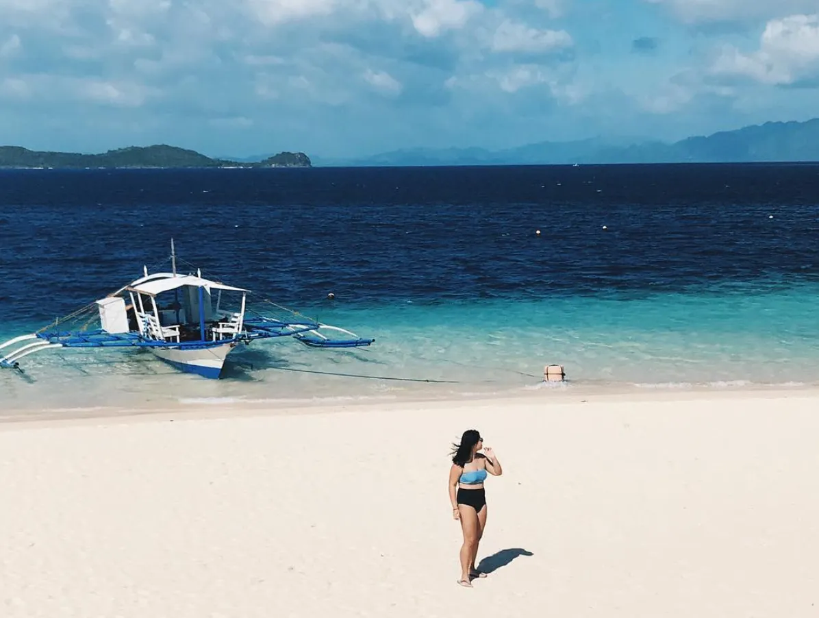 Beach in Banana Island, Philippines